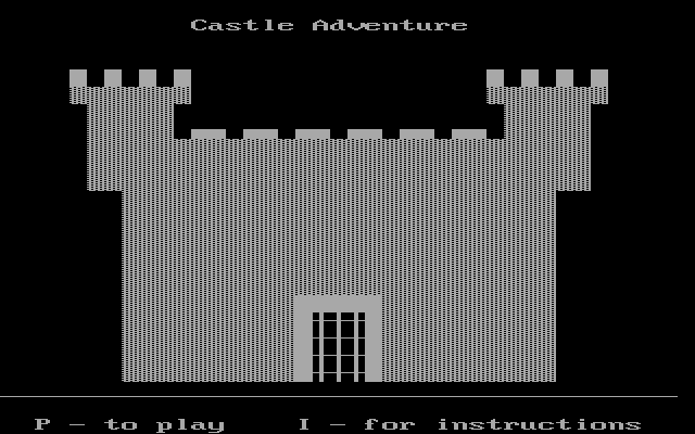 Castle Adventure title screen